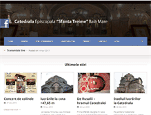 Tablet Screenshot of catedrala-baia-mare.ro